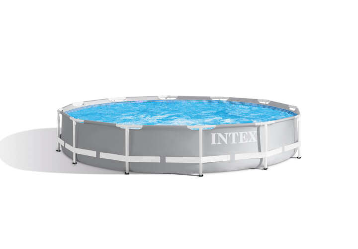 INTEX Prism Frame Pool 366 x76 cm Set mit Krystal-Clear-Kartuschenfilteranlage